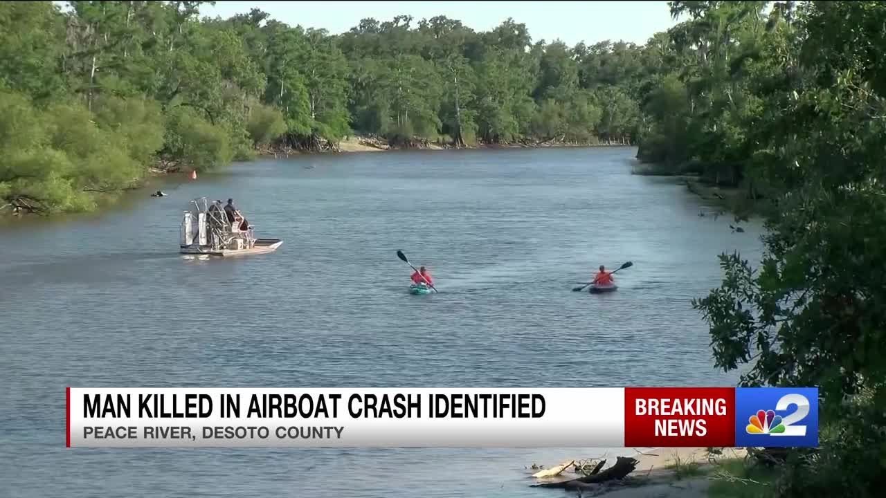 Man killed in airboat crash identified - YouTube