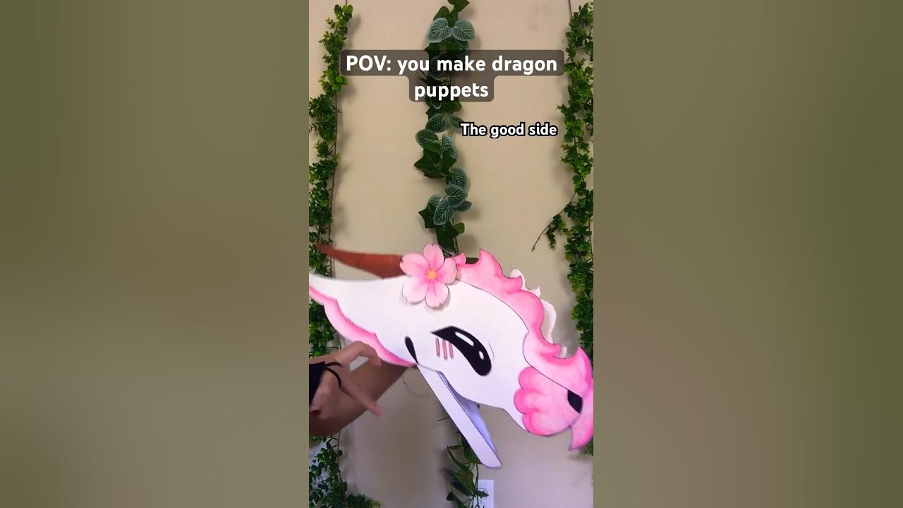 Only dragon puppet makers understand: (remake) #paperdragon #paperart #dragonpuppet Only dragon puppet makers understand: (remake) #paperdragon #paperart #dragonpuppet