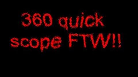 CoD : Black Ops 4 360 Quick Scope Triple kill