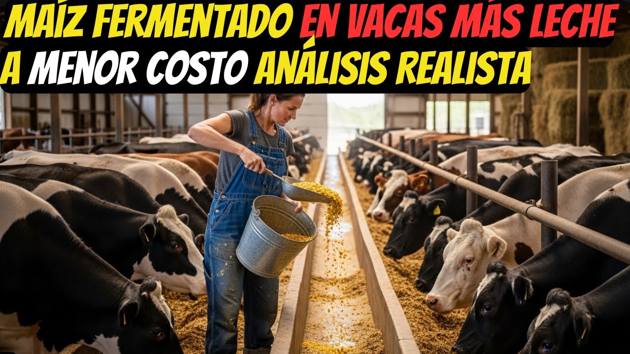 Maíz Fermentado en Vacas  Más Leche a Menor Costo Análisis Realista