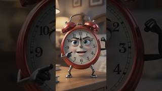 🔥 जब अलार्म घड़ी बोल पड़ी! 😂 | Funny Talking Object | HD 3D Animation #shorts