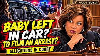 Mom Accused of Leaving Kid in Car to Film an Arrest | Judge Boyd