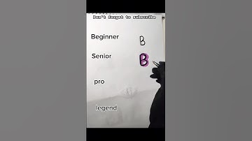 English Alphabet B | beginner Vs Pro Vs legend #viralshorts #trendingshorts ##shortfeed #shorts