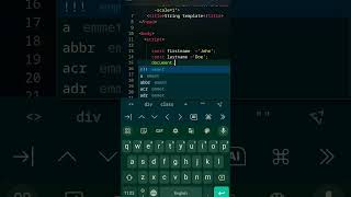 Template String in javascript 💖 #coding #javascript #programming #code #trending #youtubeshorts