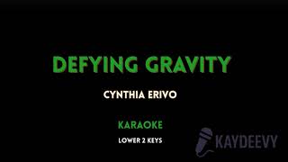 Defying Gravity - Cynthia Erivo Karaoke Lower Key (-2)
