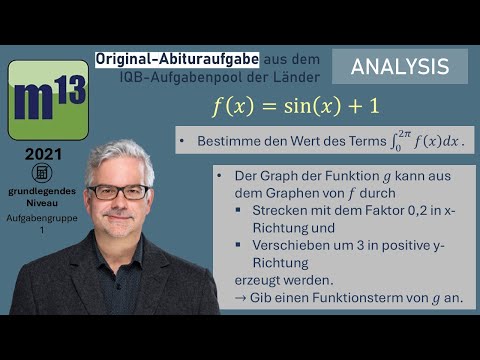 Vorschaubild: 2021 - ANALYSIS - grundlegendes Niveau - Aufgabengruppe 1