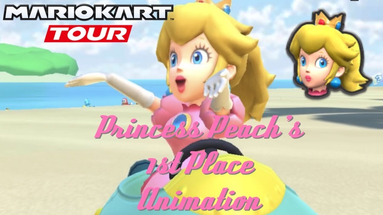 Mario Kart Tour Princess Peach’s 1st Place Animation YouTube