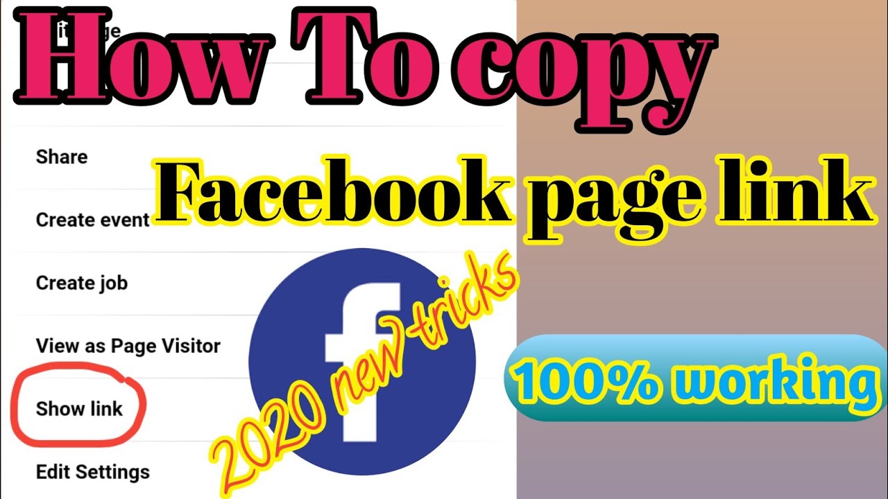 how to copy facebook review link