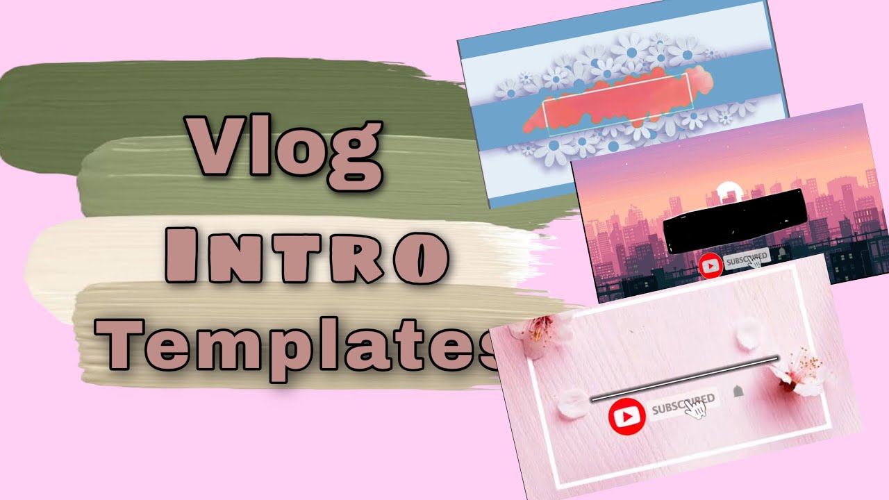 vlog intro template premiere pro