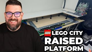 Lego City Update: Building a Raised Platform & Solving Base Plate Problems!