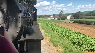 Strasburg Railroad 3:30 train on 475 doing the echo