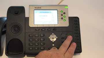 How to put a call on and off hold using Yealink phone
