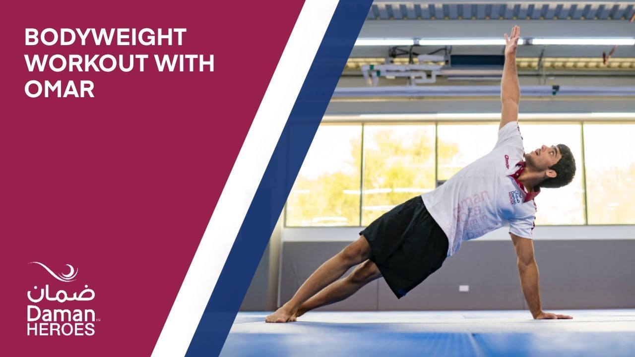 Bodyweight workout with Omar Introduction to Jiu Jitsu training YouTube