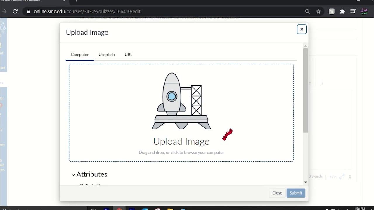 Uploading/Embedding an image into Canvas in 2021 - YouTube