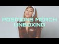 Ariana Grande POSITIONS merch unboxing