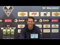 Pressekonferenz nach dem 10. Spieltag Saison 2020/21 | SV Waldhof Mannheim 07 gegen FC Ingolstadt 04