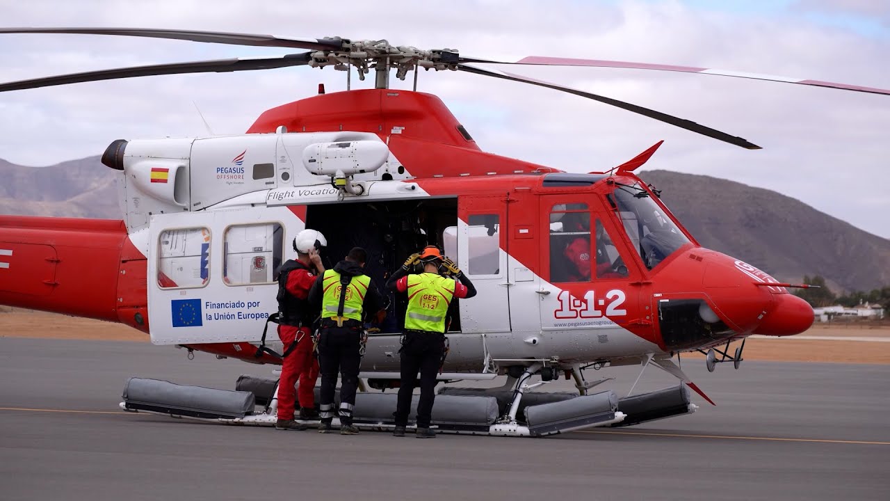 400 intervenciones de los helicópteros del GES en 2023