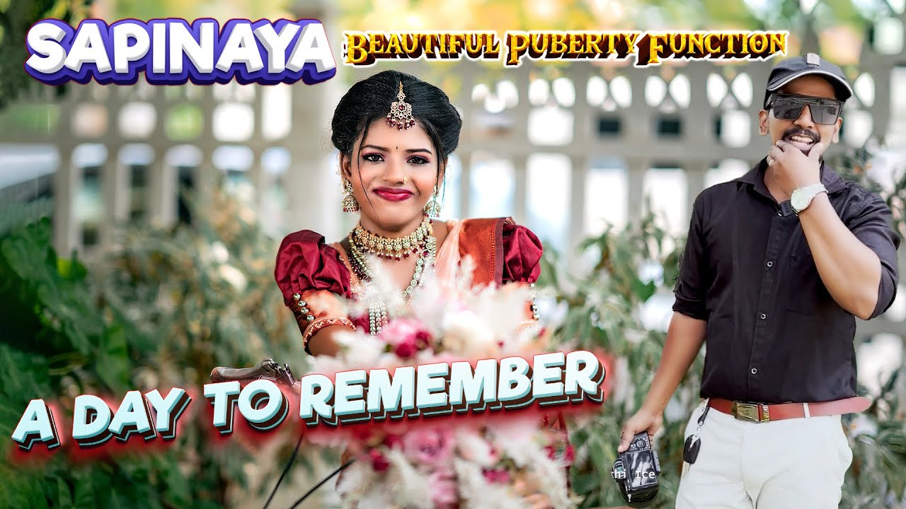 Sapinaya’s Puberty Ceremony | Traditional Function Highlights 💖✨