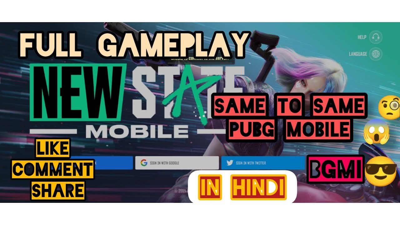 New State Mobile/ Battle Game / In Hindi /Full gameplay 