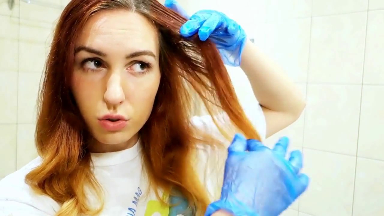 Dekoloryzacja rudych włosów w domu | Test Renee Blanche | Żółte włosy