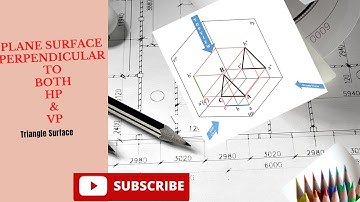 Triangle Perpendicular to both HP & VP