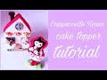 cake topper CAPPUCCETTO ROSSO in porcellana fredda tutorial - torta cake design fondant