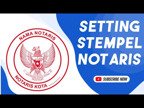 Video: Apakah stempel memerlukan notaris?