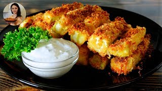 Кабачковые палочки. БЕЗ КАПЛИ МАСЛА | Zucchini sticks | Кулинарим с Таней