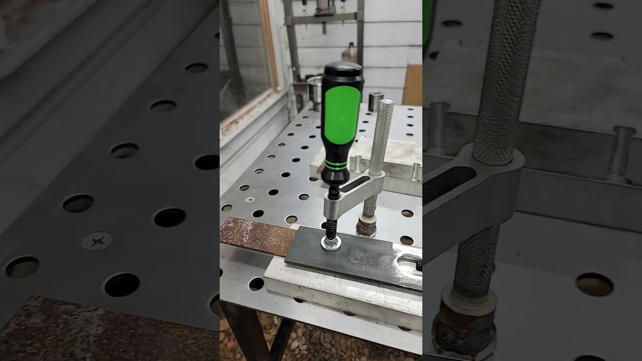 Harbor Freight Welding Table Quick Clamps For The Win Harborfreight Tiglife Fixture