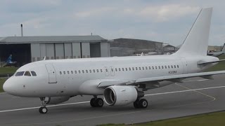 Allegiant Airbus A319 N309NV at Cambridge Airport