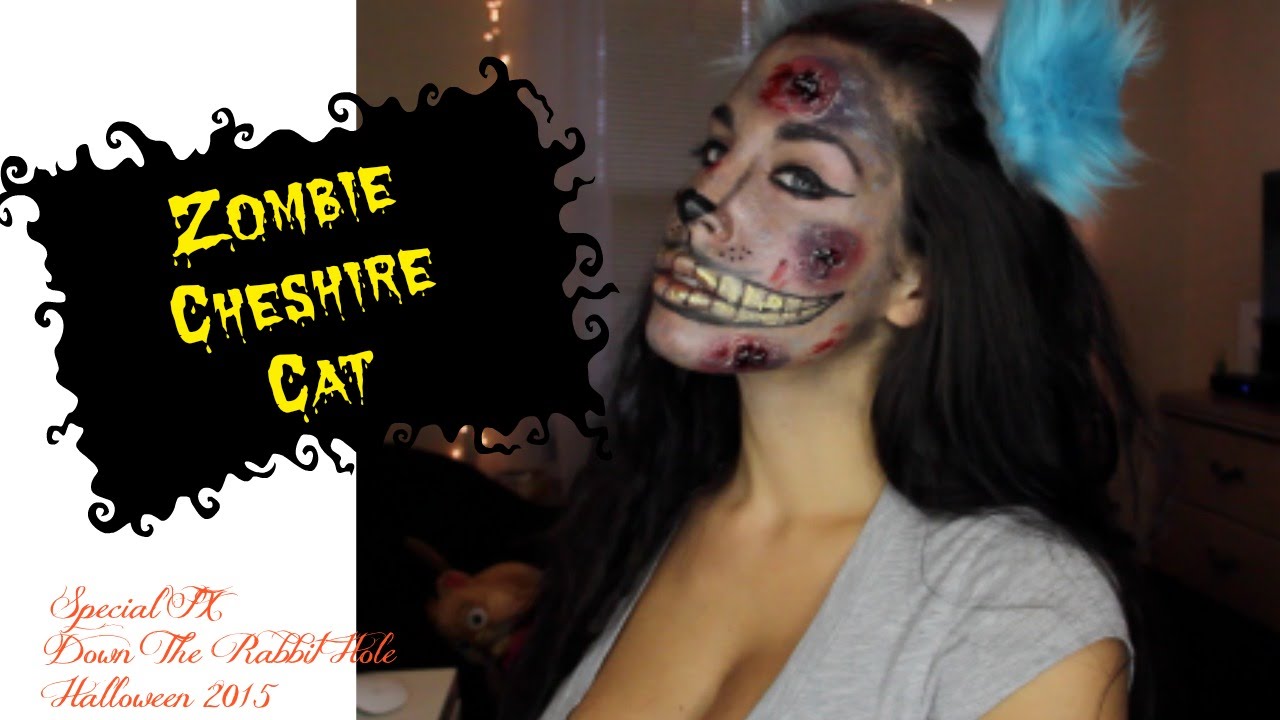 Cheshire Cat Makeup Tutorial Alice In Wonderland Makeup SFX