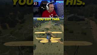 😨 1st Time Trying to Land a Plane In SCUM