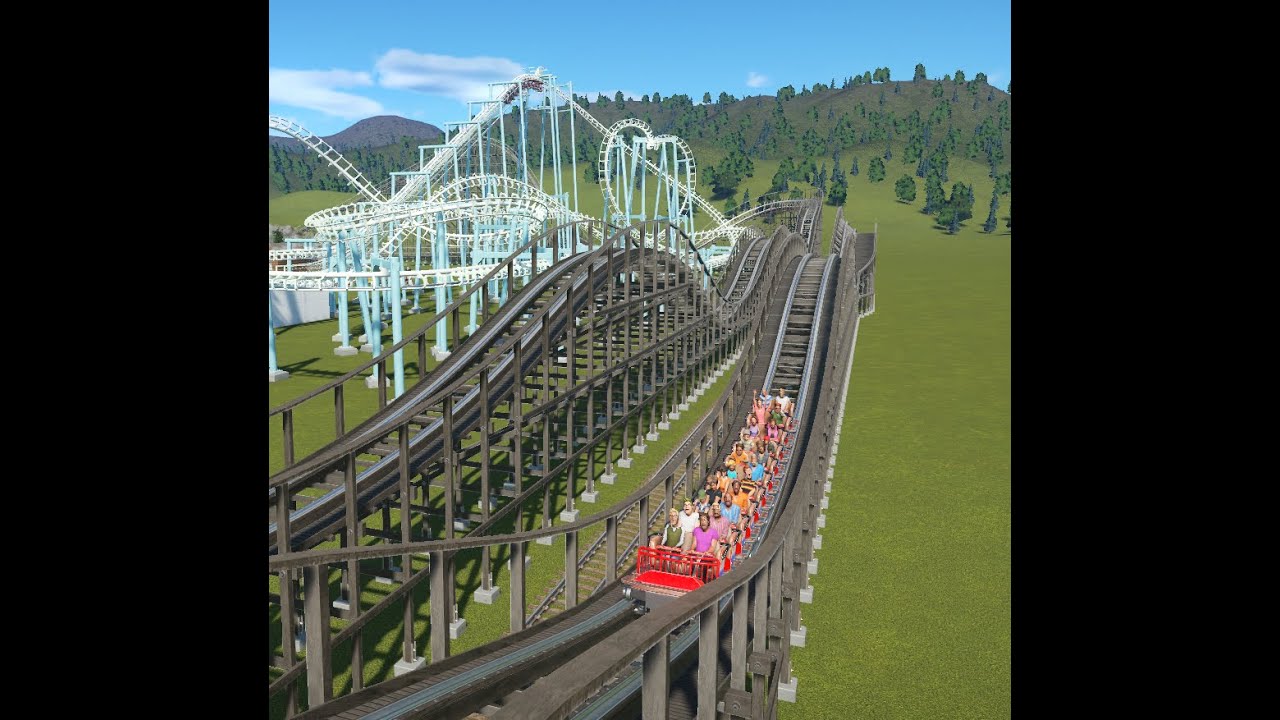 MONTAÑA DE MADERA FANTASILANDIA'S NEW GCI WOODEN COASTER layout