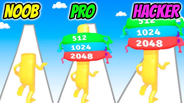 Long Head Run - NOOB vs PRO vs HACKER