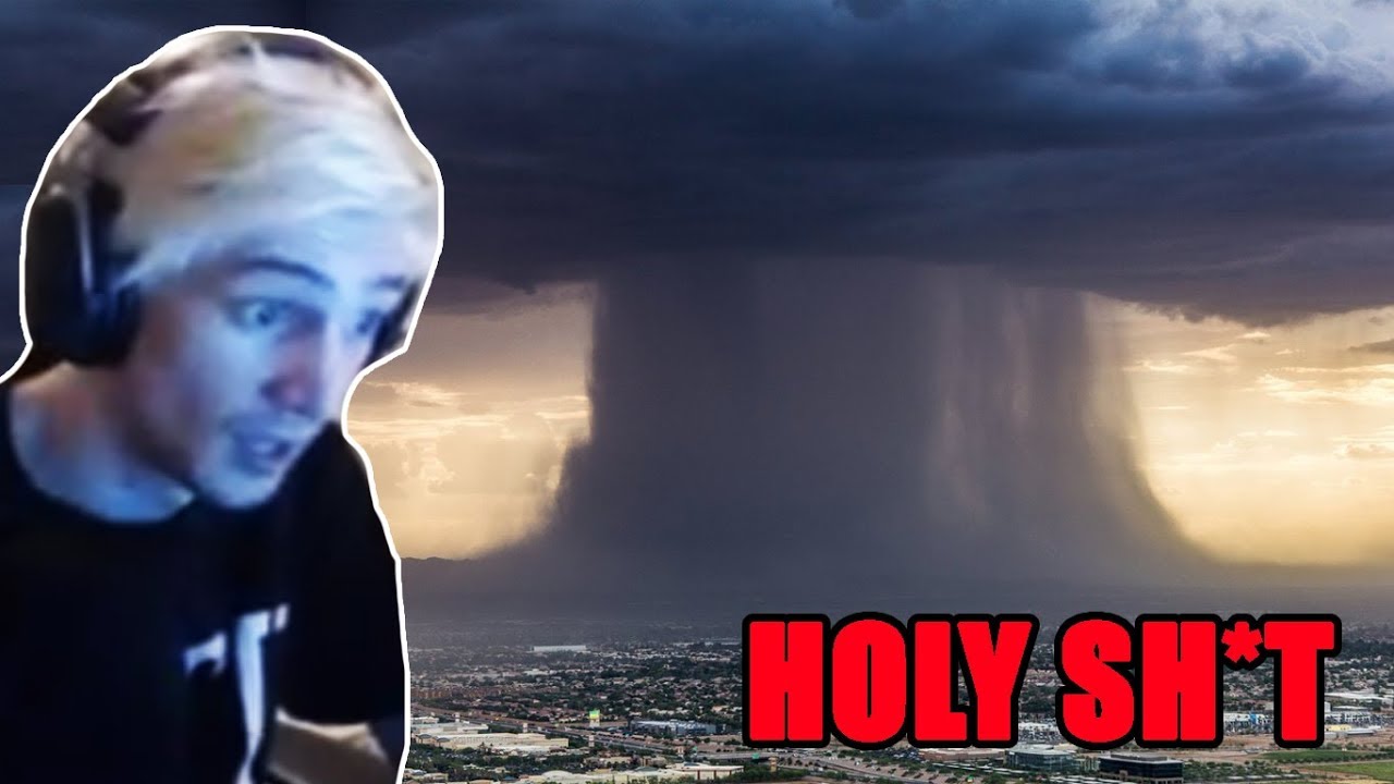 xQc REACTS to THE MOST EXTREME Storm Footage - Tornado, Hurricane ...