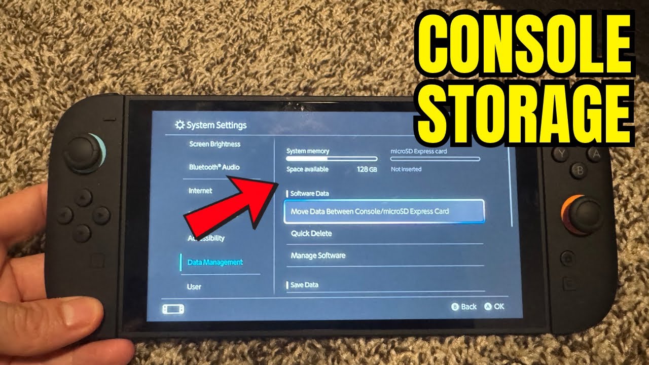 Nintendo Switch 2: How to View Console Storage Tutorial! (Easy Guide ...
