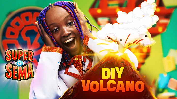 Volcano Eruption 🌋 How to make a DIY Volcano, Tutorial with Super Sema
