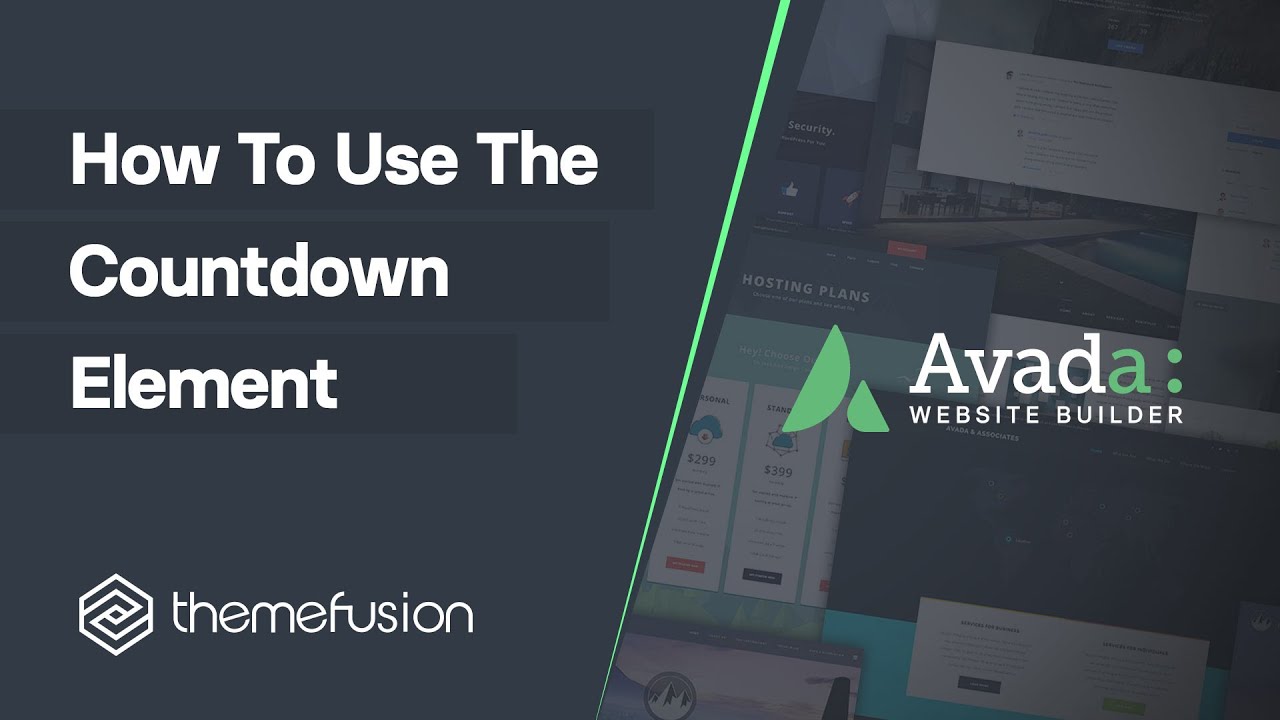 How To Use The Countdown Element - YouTube