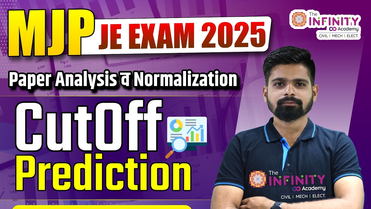 MJP EXAM 2025 | JE  paper analysis | Cutoff Prediction | Sectional cutoff ? | #mjpje #mjpcea