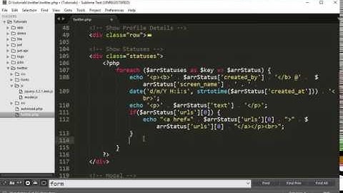 Twitter api in php part 5: Tweet/post status on twitter