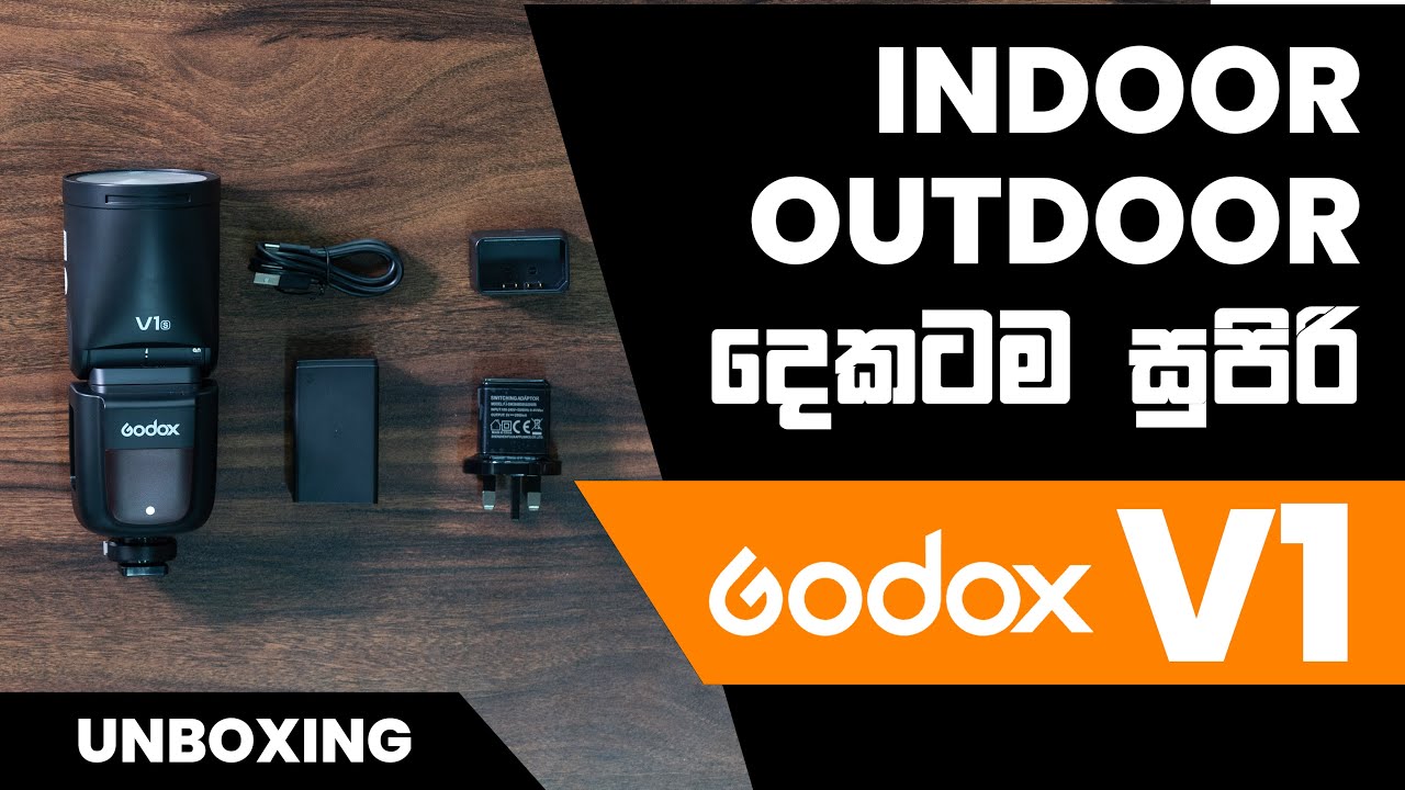 Indoor Outdoor දෙකටම සුපිරි Godox V1...! YouTube