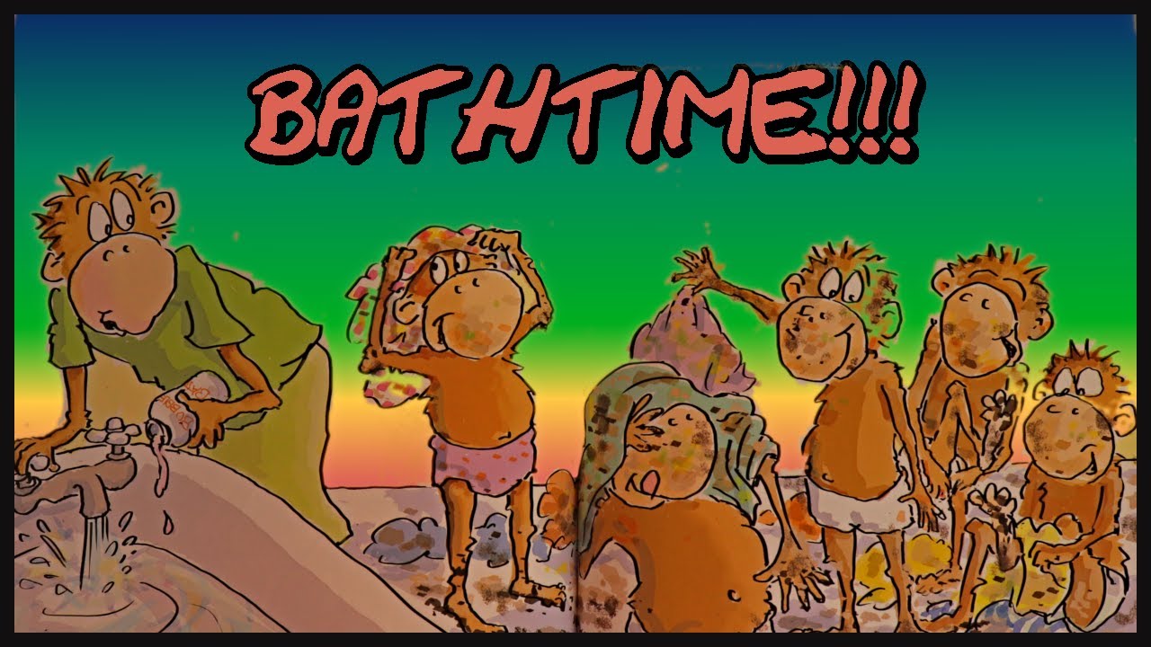 Five Little Monkeys Jump in the Bath | Bedtime Stories Read Aloud by GoodHeart Kids Books Read Aloud