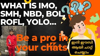 Most Common Chat Abbreviations in English with examples| ഈസി ചാറ്റ് ശീലമാക്കാം #english