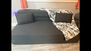 this 4 in 1 foldable sofa is so handy to have!