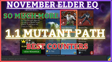 MCOC | ELDER Difficulty 1.1 | Mutant | November EQ | SO MUCH MORE |