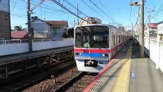 京成本線3700形快速 京成西船駅通過 Keisei Main Line 3700 series EMU