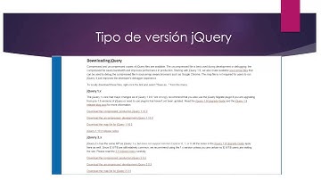 2 - Descarga de jQuery