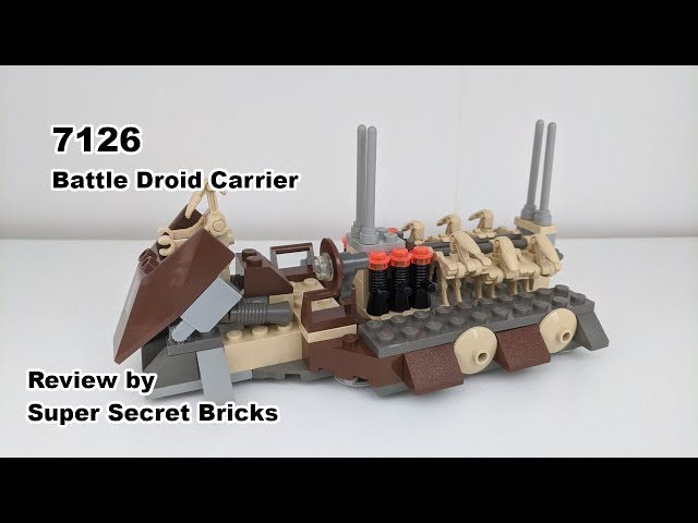 LEGO review 7126: Battle Droid Carrier (2001, Star Wars - Episode I 
