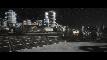 Full CGI Space scene created in Unreal Engine