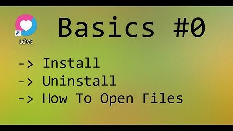 LOVE2D Basics #0 || LOVE2D || Coding || Attachment Studios Code || Attachment Studios